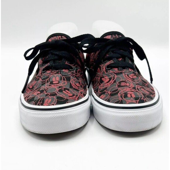 VANS X Disney Mickey Mouse Sneakers MENS 5 / WOMENS 6.5 Checker Canvas Black Red - Picture 3 of 10